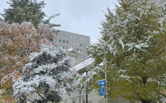 2025.11.08初積雪12センチ